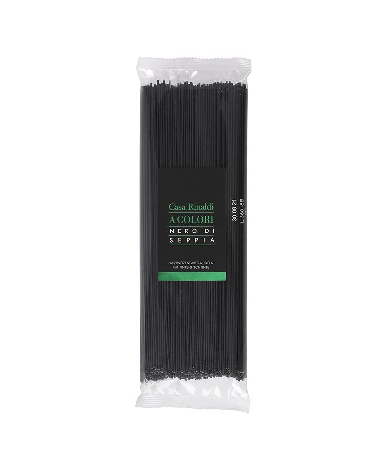 【空輸直送】贅沢イタリア産練り込みスパゲッティ 500g 全3種(イカスミ / 唐辛子 / ニンニク&唐辛子)
