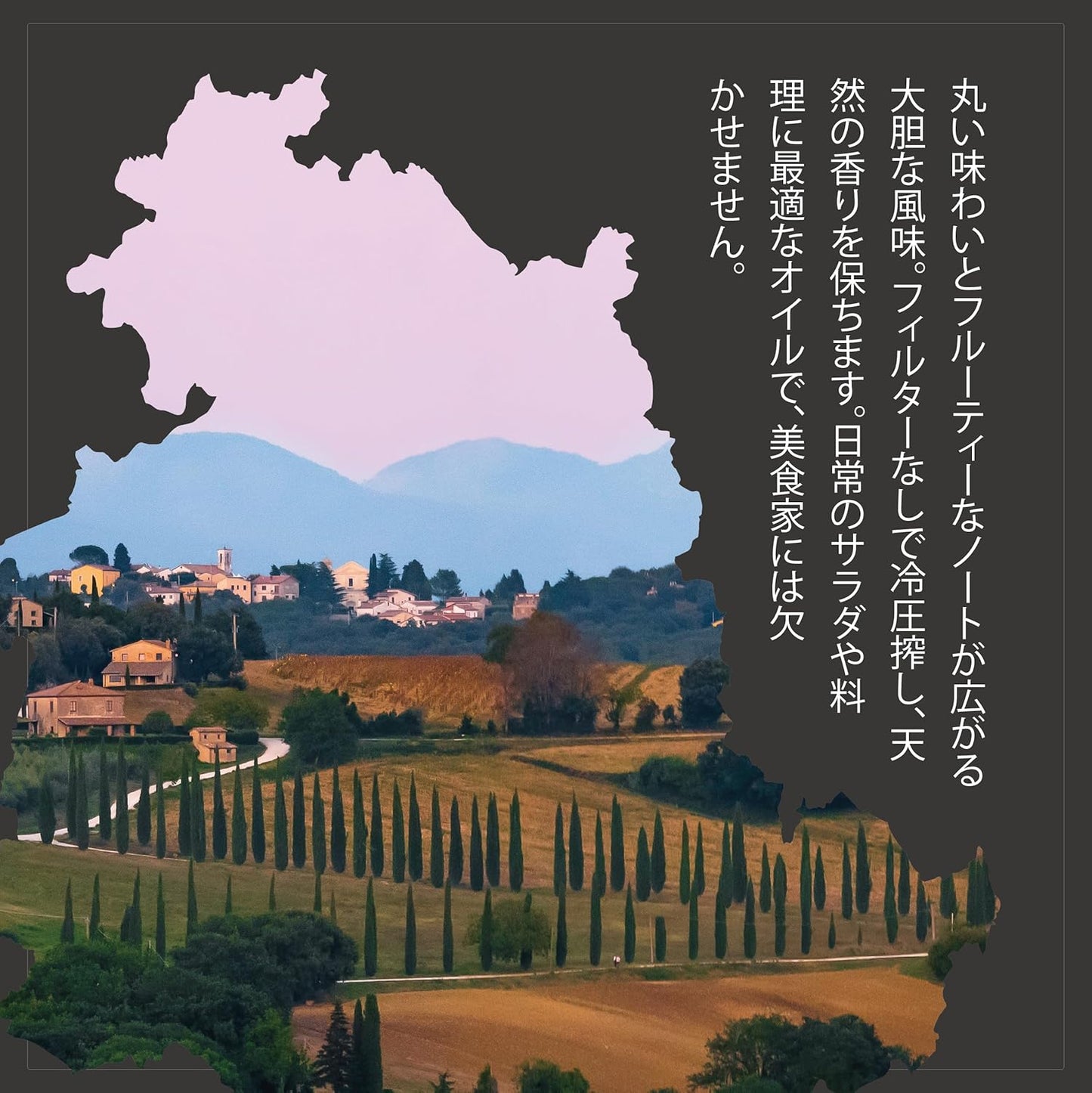 有機エキストラヴァージンオリーブオイル 500ml DOP(保護原産地呼称:ウンブリア州) (100%イタリア産、低温圧搾、豊かな風味)