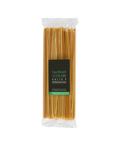 【空輸直送】贅沢イタリア産練り込みスパゲッティ 500g 全3種（イカスミ / 唐辛子 / ニンニク＆唐辛子）